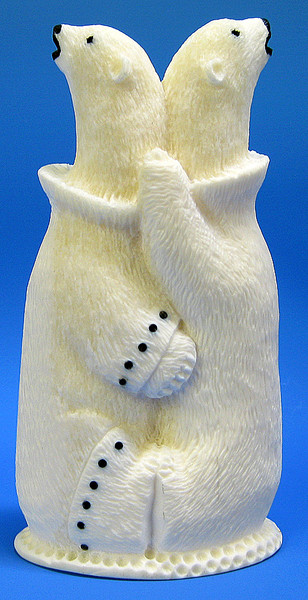 Shaman Polar Bears | Alaskan Ivory Carving