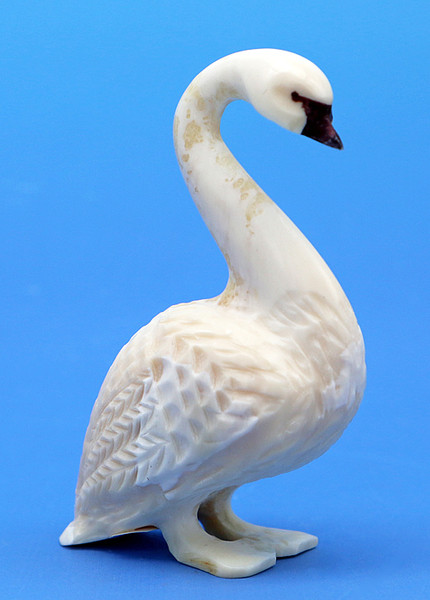 Swan by Andy Penayah | Alaskan Ivory Carving
