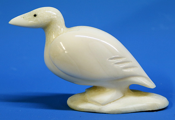 Walrus Ivory Fowl | Alaskan Ivory Carving