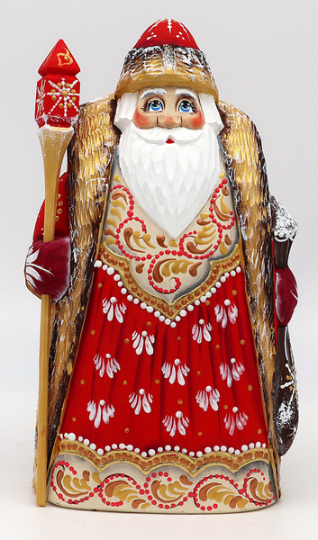 Red and Gold Grandfather Frost | Grandfather Frost / Russian Santa Claus 