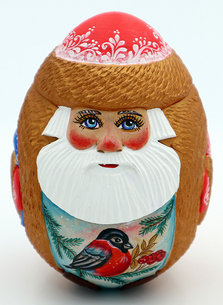 Egg Shaped Grandfather Frost | Grandfather Frost / Russian Santa Claus