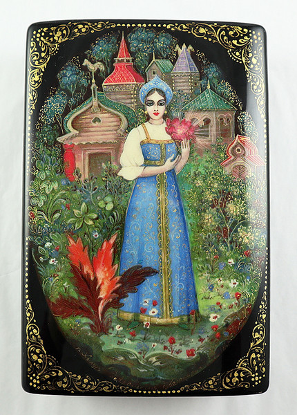 Scarlet Flower | Kholui Lacquer Box