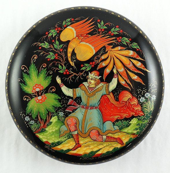  Ivan and Firebird | Palekh Lacquer Box