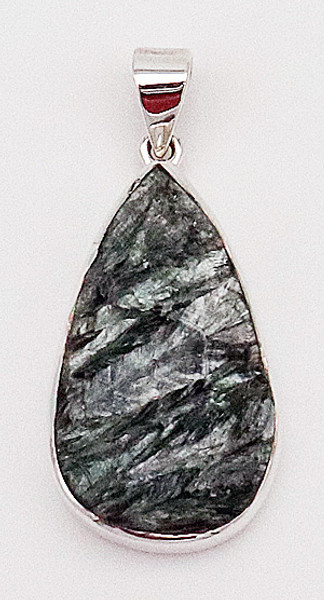 Seraphinite Teardrop Pendant 