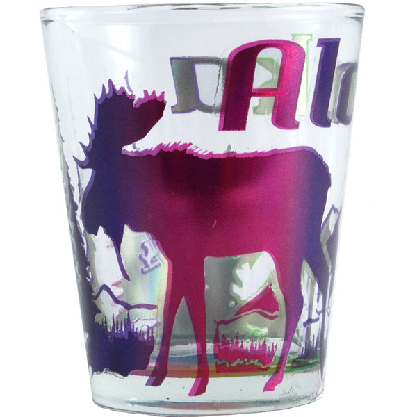 Electroplated Moose Shot Glass | Alaska Souvenirs