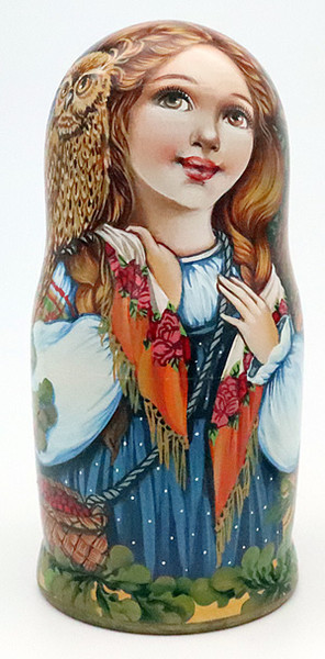 Kaleidoscope of Russian Fairy Tales by Larisa Chulkova | Unique Museum Quality Matryoshka Doll