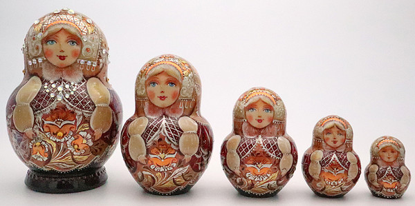 Marina | Fine Art Matryoshka Nesting Doll