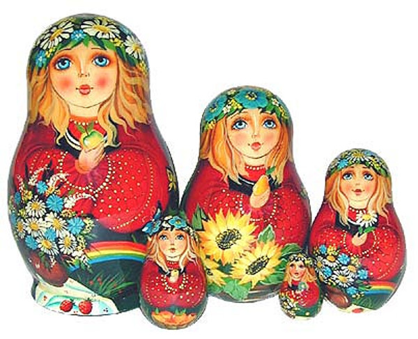 Summer Maiden | Fine Art Matryoshka Nesting Doll