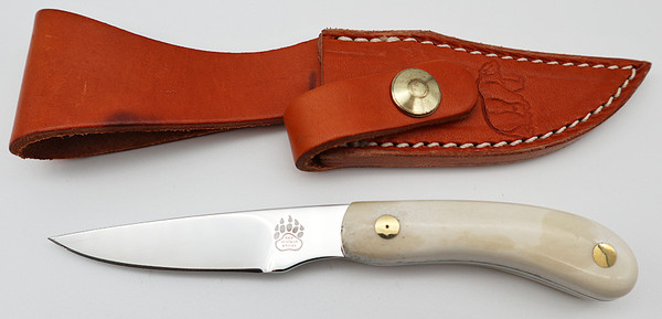 Caper Knife with Moose Antler Handle | Alaskan Knife