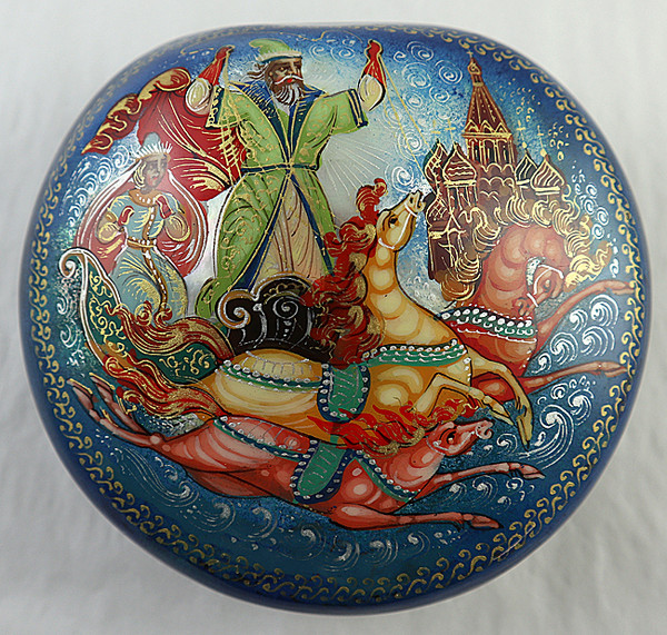 Morning in the Pine Woods - shell | Fedoskino Lacquer Box