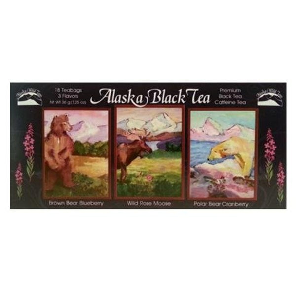 Alaska Black Wildlife Tea Sampler  | Alaska Souvenirs