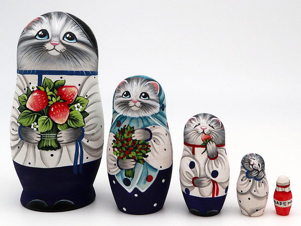 Making Strawberry Jam | Fine Art Matryoshka Nesting Doll