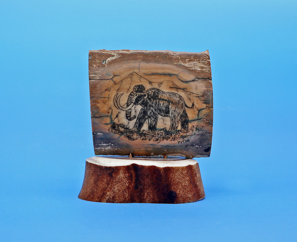 Good Catch - Scrimshaw by George Vukson