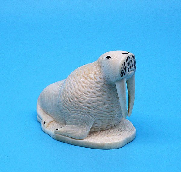 Mighty Walrus | Alaskan Ivory Carving