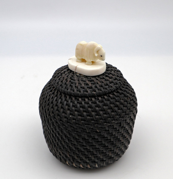 Baleen Basket by Carl Hank - Muskox