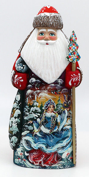 Ded Moroz with Snow Maiden | Grandfather Frost / Russian Santa Claus