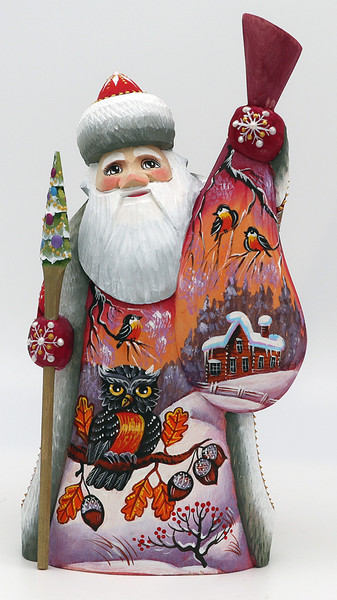 Ded Moroz with Owl | Grandfather Frost / Russian Santa Claus