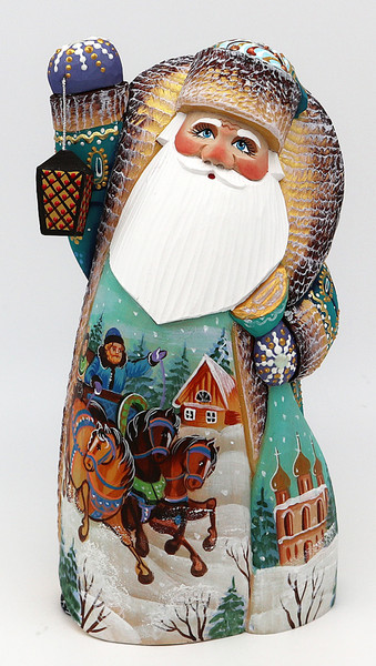 Heavy Load Santa - Blue Coat | Grandfather Frost / Russian Santa Claus Heavy Load Santa - Blue Coat | Grandfather Frost / Russian Santa Claus