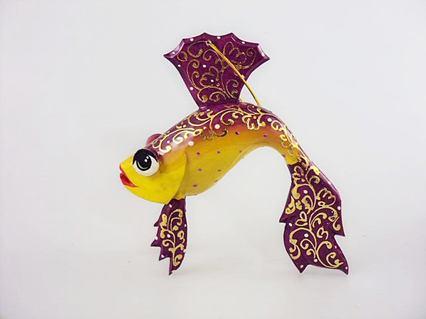 Golden Fish Ornament | Russian Christmas Ornament