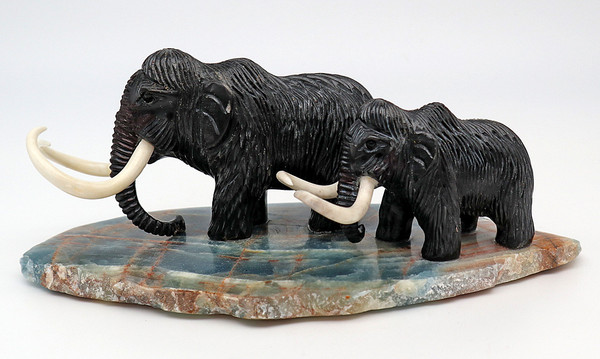 Mammoth Family | Bone and Antler Carvings