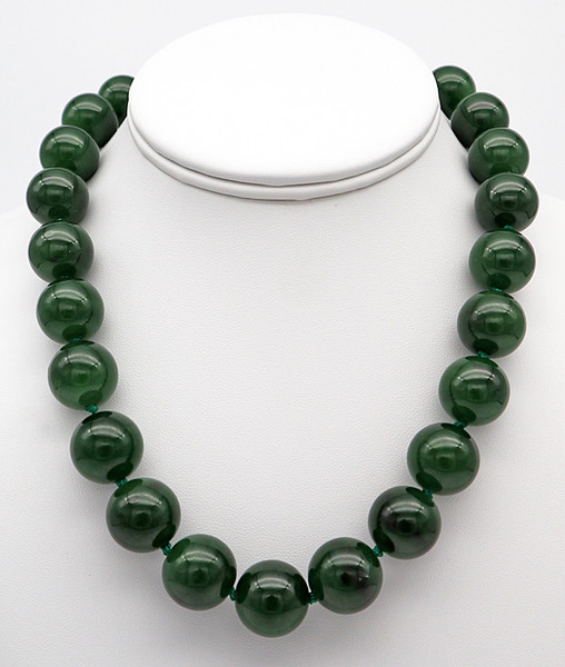 Siberian Nephrite Jade Necklace