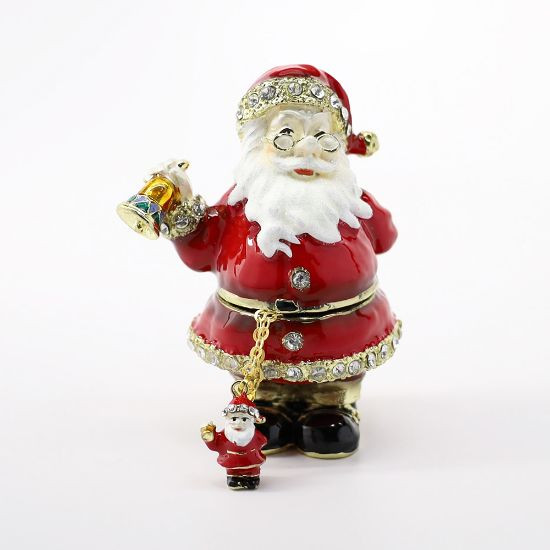 Better Be Good Santa  | Bejeweled Enamel Boxes