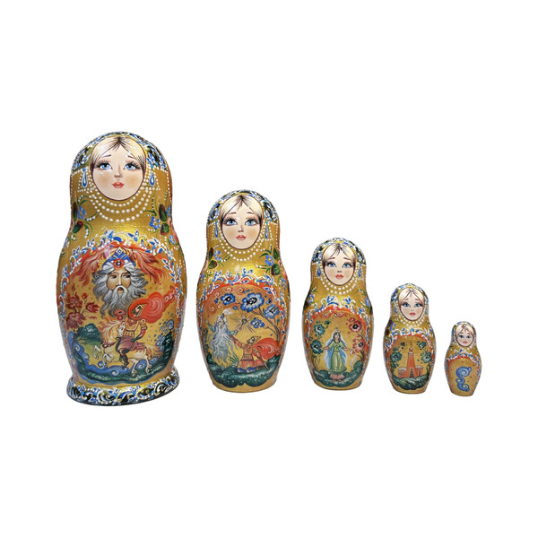 Ruslan and Lyudmila — Ryabov Workshop — front view — item 14853