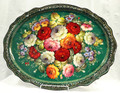 Floral Blues | Zhostovo Tray