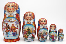 Woodland Snow Maiden | Unique Museum Quality Matryoshka Doll