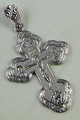 Russian Orthodox Cross Pendant with Silver Crucifix