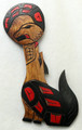 Wolf with Moon by Delbert Peter | Northwest Coast Totemic Art