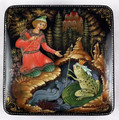 Frog Princess by Yevgenii Krasnov | Palekh Lacquer Box