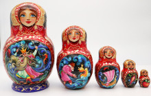 Frog Princess 5 Piece | Fine Art Matryoshka Nesting Doll