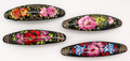 Floral Barrette - Assorted Oval | Zhostovo