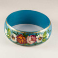 Zhostovo Floral Bracelet - Blue  | Zhostovo