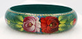 Zhostovo Floral Bracelet - Dark Green | Zhostovo