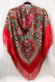 Russian Pavlovo Posad Shawl - Serenade