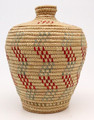 Native American Yupik Woven Basket Kipnuk - Hand Woven Basket  