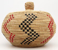 Native American Yupik Alaskan Basket - Hand Woven Basket  