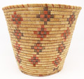 Native American Alaskan Yupik Basket - Hand Woven Basket  