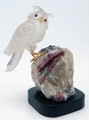 Brazilian Hand-Carved Gemstone Owl | Gemstone Carvings