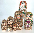 Large 5 Nest Assorted Doll | Traditional Matryoshka Nesting Doll