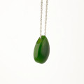 Nephrite Jade Teardrop Pendant 