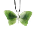 Nephrite Jade Butterfly Pendant 