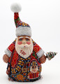 Santa Tall Hat with Nutcracker | Grandfather Frost / Russian Santa Claus