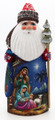 Nativity Scene On Russian Santa Claus | Grandfather Frost / Russian Santa Claus