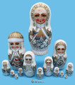 Snegurochka by Tatiana Rolina | Unique Museum Quality Matryoshka Doll - SOLD