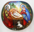 Nativity Scene  - Shell | Fedoskino Lacquer Box