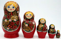 Floral 5 Piece Maiden | Traditional Matryoshka Nesting Doll