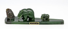 Carved Jade Dog Team